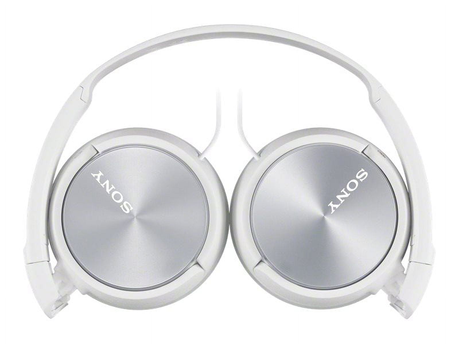 Sony MDR-ZX310AP - ZX Series - headphones with mic - full size - wired -  3.5 mm jack - white