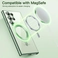 thumbnail image 4 of JETech Electroplated Case for Samsung Galaxy S24 Ultra 6.8-Inch, Camera Lens Full Protection, Compatible with MagSafe Wireless Charging, Shockproof Soft TPU Phone Cover (Titanium Green), 4 of 7