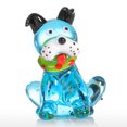 thumbnail image 1 of Tooarts Perro azul en cuclillas Regalo Ornamento de vidrio Animal Tooarts Artesanía de vidrio, 1 of 6