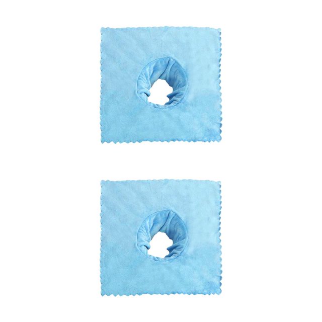 Minnieouse Massage Table Sheet Covers with Face Hole 40x40cm Breath for Massage Bed 2piezas Azul