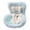 Blue, variant on 100Fens Car Seat for Dolls With Soft Furry Cushion Vent Clip and Desktop Stand Cute and Functional Car Ornament for Fans and Doll Collectors Cute Car Accessories