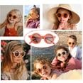 thumbnail image 3 of Niño Niña Niños Gafas De Sol Con Montura Redonda Gafas UV400 Gafas Al Aire Libre Rojo Sunnimix niños sunglesses, 3 of 7