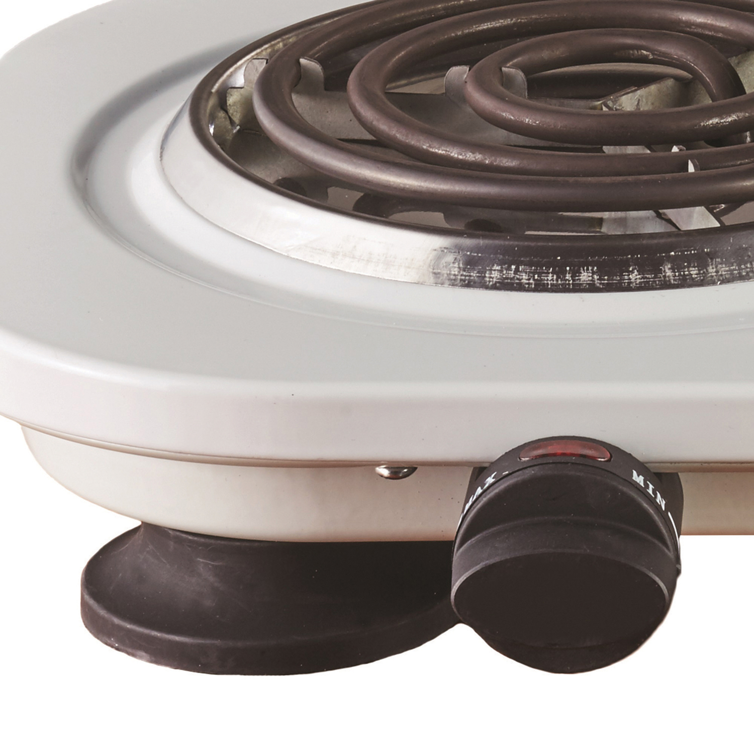 Brentwood 19" 2-Coil White, Electric Burner