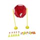 thumbnail image 5 of Juego de interior de juguete de pelota para niñas para niños 3 4 5 6 7 8 9 10 años rojo, 5 of 8
