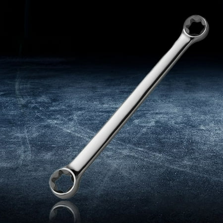

Kuorak 4Pcs E6-E24mm Wrench Group E-type High Torque Chromium Vanadium Steel Dual-head Torx Spanners for Equipment Repair