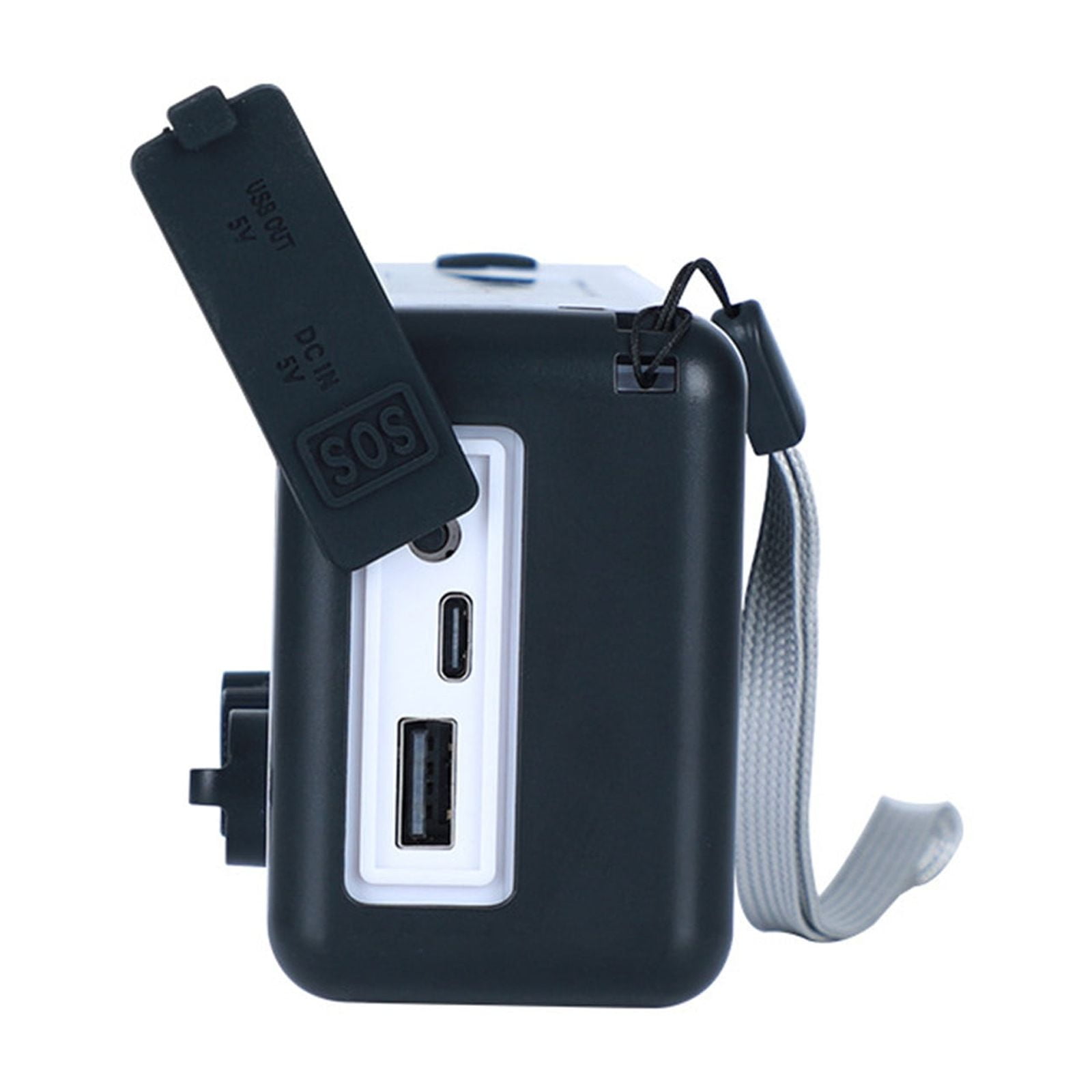 WWG Waterproof Hand Crank Solar Powered Emergency Radio with LED Flashlight AM FM Weather Band for Outdoor Survival Camping Hiking and Power Outages Portable and Multifunctional