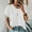 White, variant on Tittly T Shirts for Women Spring Tops for Women Women's V Neck Batwing Sleeve Tops Summer Basic Short Sleeve T Shirts Loose Fit Tees 2025 Tshirts Shirts Basic Tees Pink 4XL