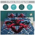 thumbnail image 5 of Spider Bedding Set Anime Three-piece for Boys Girls Teens Queen, 5 of 7
