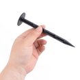 thumbnail image 3 of Garden Parterre Plastic Weed Tools Securing Peg Nail Black 15.5cm Length 20pcs, 3 of 4