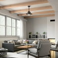 thumbnail image 2 of 52" Kichler Gentry Distressed Black LED Ceiling Fan, 2 of 7