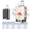 thumbnail image 6 of Bixox Washable Flat Mushrooms Printed Luggage Cover, Fashion Suitcase Protector Fits for X-Large luggage, 6 of 8