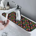 thumbnail image 7 of Pofeuu Traditional Floral Polish Print Splash Guard for Sink Faucet Sink Gadgets-Splash Guard Behind Faucet Drip Catcher for Kitchen, Bathroom,Sink Mat, 7 of 7