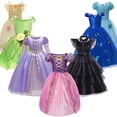 thumbnail image 2 of Disney-vestido de princesa Rapunzel para niña, disfraz de fantasía para Halloween, Carnaval, fiesta de cumpleaños, 2 a 10 años Fivean unisex, 2 of 2