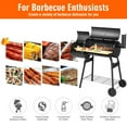 thumbnail image 4 of Costway Outdoor BBQ Grill Charcoal Barbecue Pit Patio Backyard Cooker Smoker, 4 of 10
