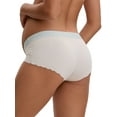 thumbnail image 2 of Unique Bargains Women's Low Waist Ice Silk Seamless Maternity Briefs S Beige, 2 of 6