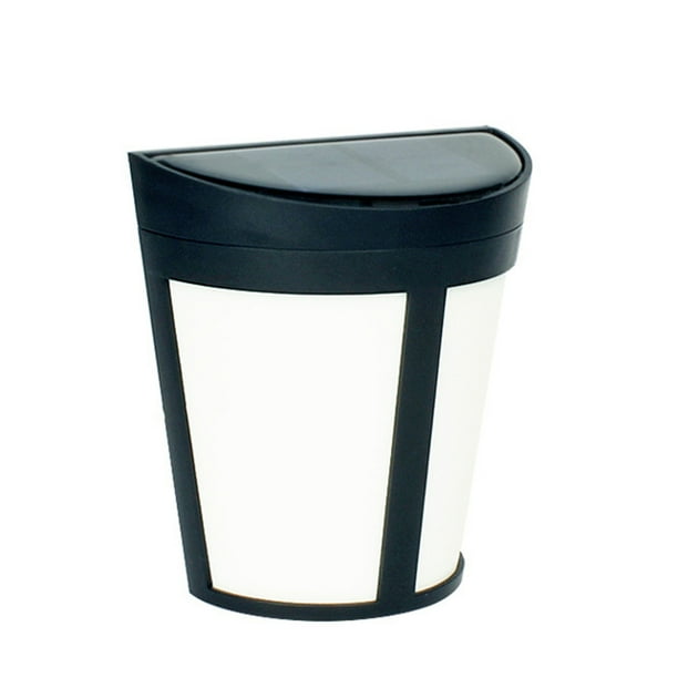 Lámpara solar de noche con 6 LED para jardín, sensor de luz, luz de energía solar para el hogar, exterior, calle, patio, valla