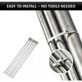 thumbnail image 2 of Kable Kontrol Stainless Steel Metal Zip Ties - 33" Long - 200 Lbs Tensile Strength - 100 pcs / Pack - ssct33, 2 of 6