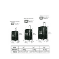 thumbnail image 5 of TRAVLR Valise Rigide Grande (29 Pouces) à Impression Texturée Extensible, Anti-Rayures, Huit Roues Silencieuses Roues et Cadenas TSA - Bleu, 5 of 5