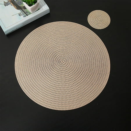 

Christmas Holiday Savings 2023! QTOCIO Kitchen Gadgets Hollowed Out Insulation Mat Solid Polyvinyl Chloride Leather Placemats Coffee Mats Kitchen Table Mats Easy To Clean Kitchen Table Mats