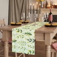 thumbnail image 2 of Table Runners 120 Inches Long Dress Scarves, Sage Green Leaves Farmhouse Coffee/Dining/Kitchen Table Runner for Living Room, Summer Botanical Farmhouse Leaf 13x120 Inch, 2 of 9