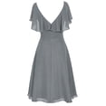 thumbnail image 3 of Robe de Cocktail de Fête Taille Haute pour Demoiselle d'Honneur et Mariage Formel pour Femmes, 3 of 5