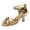 Gold, variant on Women Sandals Latin Dance Sandals Dance Shoes Performance Footwear Cross Strap High Heel Design For Ballroom Dance ,Us Size:6.5