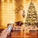 thumbnail image 4 of Guirnalda de luces de 3 m x 3 m: 300 LED, alimentada por USB, con 8 modos de iluminación para decoración navideña, interior, dormitorio, ventana, cumpleaños y fiesta (blanco cálido)., 4 of 5