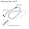 thumbnail image 2 of Unique Bargains Jade Rope Nylon Cord Necklace Holder Strings Emerald Rope, Grey 5 Pack, 2 of 6