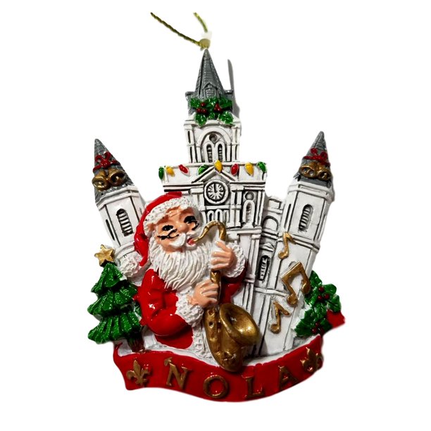 Santa Cathedral New Orleans Christmas Ornament Party Favors Walmart
