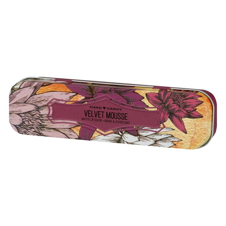 Hard Candy Velvet Mousse Matte Lip Color Tin, 1218 Spider Orchid