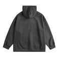 thumbnail image 3 of Oversize Hoodie for Women Unisex Solid Long Sleeve Loose Fit Casual Loose Fit Hooded Sweatshirts, 3 of 3