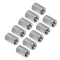 thumbnail image 3 of Round Connector Nuts, 10PCS Rustproof Replacement Parts Coupling Nut Set 304 Stainless Steel Female Thread  For Home Maintenance, 3 of 8