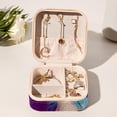 thumbnail image 6 of Starry Unicorn Travel Portable Square Jewelry Organizer with Storage Box | Jewelry Display and Box for Rings, Earrings, Necklaces, Bracelets - Suitable for Girls and Women, 6 of 6