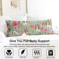 thumbnail image 3 of Dog Lover's Body Pillow Cover - Soft & Breathable, Hidden Zipper, 20"x54", Cute Puppy & Floral Print - Perfect Gift for Pet Lovers, Side Sleepers & Dog Themed Decor, 3 of 7
