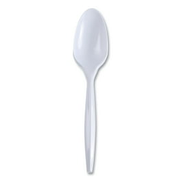 Mediumweight Wrapped Polypropylene Cutlery, Teaspoon, White, 1,000/Carton Mediumweight Wrapped Polypropylene Cutlery, Teaspoon, White, 1,000/Carton