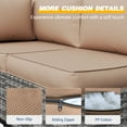 thumbnail image 4 of UDPATIO Outdoor Cushions, Patio Furniture Replacement Cushions, Cushions for Outdoor Furniture, Waterproof & Fade Resistant(Beige), 4 of 9