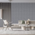 thumbnail image 3 of Dundee Deco Peel and Stick Faux Fabric Wallpaper Roll, 24" x 9', Charcoal Grey, 3 of 8