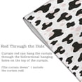 thumbnail image 4 of Door Curtain 34x56in Two Pieces Of Uniform Is Not Easy To Wrinkle The Room Shade And Dustproof For The Wall On The Door Or Window Simple Cow-Print Pattern1_1, 4 of 5