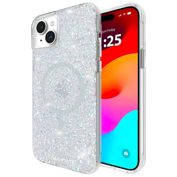 Pre-Owned Case-Mate Hardshell Case for MagSafe for iPhone 15 Plus - Twinkle Disco