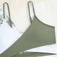 thumbnail image 6 of CAUYDY Toddler Girls Swimsuit 3Pcs Sets 1 x Girls Bikini Swimsuit + 1 x Bikini Bottoms + 1 x Cover Ups Kid Girls Swimsuit Sets 5T 6T 7T Girls Summer Swimwear (Sizes 130,F02-Dark Green), 6 of 9