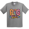 thumbnail image 3 of Inktastic Big Sister Flower and Hearts Youth T-Shirt, 3 of 5