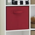 thumbnail image 5 of ClosetMaid Cubeicals Fabric Drawer, Open Storage Organizing Bin, Red (2 Pack), 5 of 6