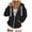 Q04-Black, variant on Xudanell Womens Hoodies Zip up Oversized Womens Fall Jackets Minimalist Winter Coats Plus Size Blouses Workout