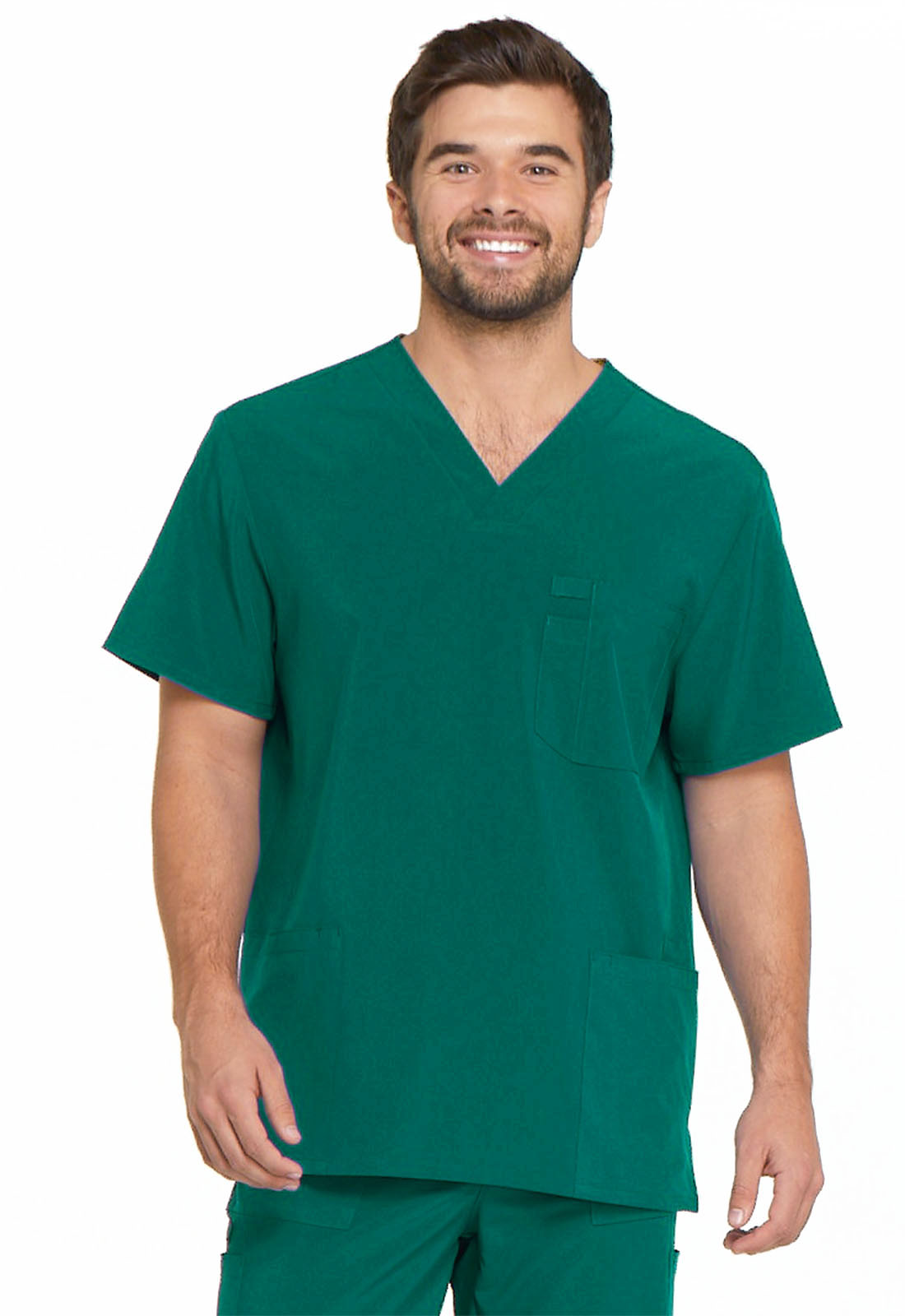 Dickies - Dickies EDS Essentials Men's V-Neck Scrub Top DK645, XS ...