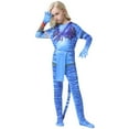 thumbnail image 6 of Kids Neytiri Cosplay Jumpsuit Halloween Aliens Bodysuit Outfit for 3-9T, 6 of 6