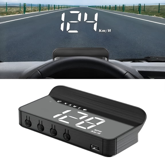 GJX Car Interior Accessories, Car Parts, Speedometer For Car Heads Up Display For Cars Universal Heads Up Display Hud For Car Digital Speedometer With Speed