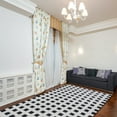 thumbnail image 1 of Casavani Pure Cotton Entrance Hall Area Rug, Black 7x10 feet, 1 of 6