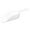 White, variant on White Ice Scoop Plastic Ice Shovel Measuring Scoops Multifunctional Ice Tray Shovel Flour Candy Grains Dessert Scoopers for Ice Cream Tools, 1 Pcs, 1.97x6.89"