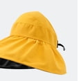thumbnail image 5 of Chapeau de Seau Protection Uv Chapeau de Protection Solaire Chapeau de Protection Solaire Visière Chapeau de Seau Chapeau d'Été Chapeau de Seau Femmes Enduit de Vinyle Extérieur Pliable, 5 of 5