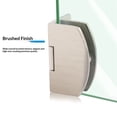 thumbnail image 3 of 4 pack 90 Degree Glass Door Pivot Hinge Kit stainless steel Shower Hinge Glass Door Clamp Clip,Adaptive 5-8mm Glass, 3 of 5
